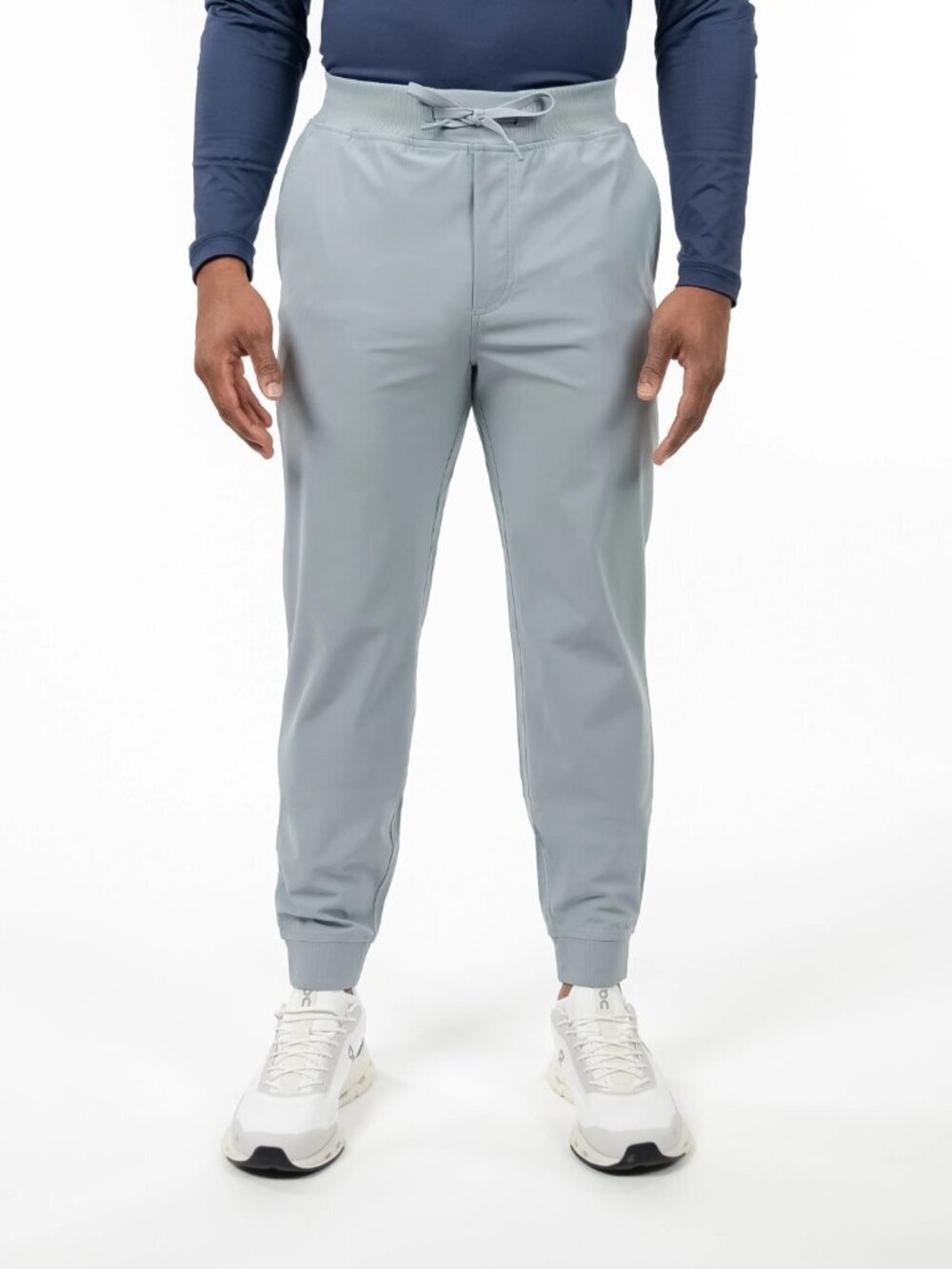 Rhoback Delta Performance Jogger Pants Athleisure Activewear Gray - Medium